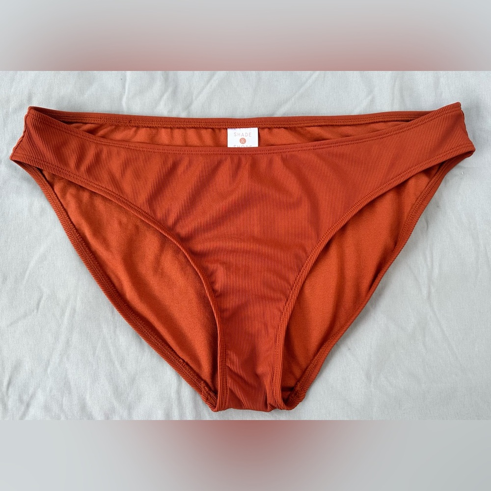 Shade&Shore Bikini Bottom, Size L Bikini Bottom- Low Rise, Medium Seat Coverage
